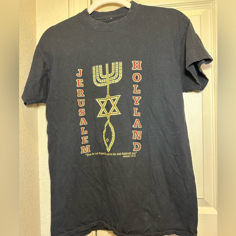 T-Shirt Jerusalem size M black
